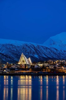 Ice Sea Cathedral at Blue Hour