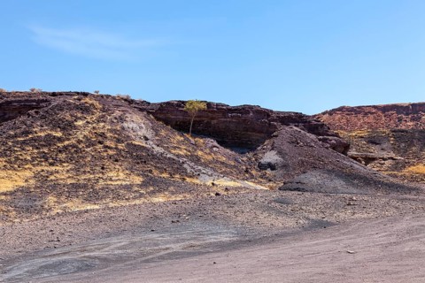 Landscape at the Burnt Mountain
