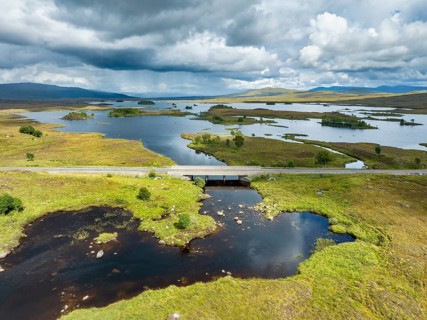 Aerial view of Loch Ba