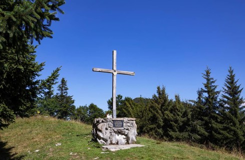 Summit cross on the Spielberg