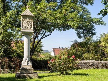 Wayside shrine in a park