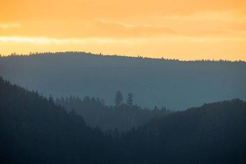 Sunset on a November evening