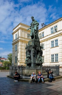 Monument to Charles IV by sculptor Ernst Julius Haehnel
