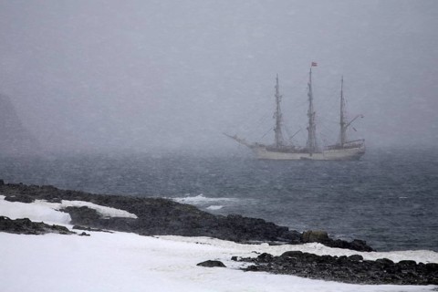 The tallship Europa