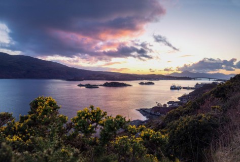 Sunset in Scotland