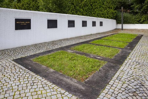 Future family grave of textile manufacturer Wolfgang Grupp and his family