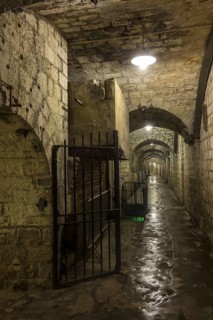 Corridor in the First World War One Fort de Vaux at Vaux-Devant-Damloup