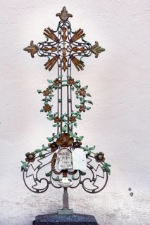 Wrought iron tomb