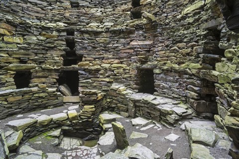 Interior of the Mousa Broch