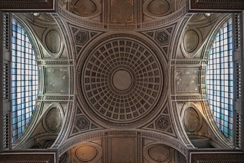 Dome vault inside the Pantheon