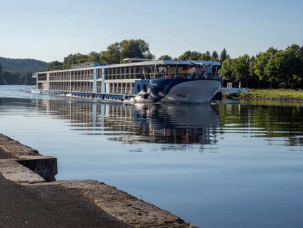 River cruise ship on the Main River