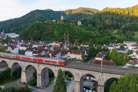 City view Hornberg in the Black Forest