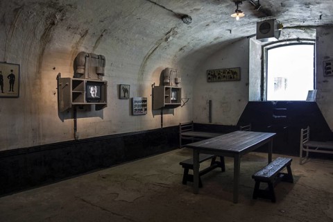 Sleeping quarters in the Fort de Loncin