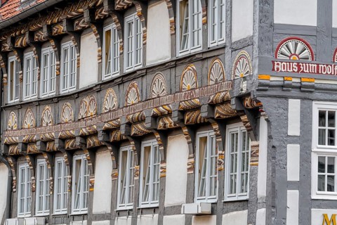 Haus zum Wolf am Marktplatz Stadthagen Germany