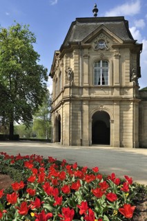 The rococo pavilion and municipal park at Echternach