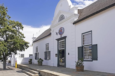 Drostdy Hotel in Cape Dutch style in the town Graaff-Reinet