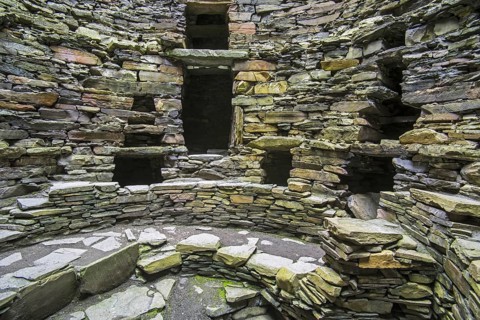 Interior of the Mousa Broch