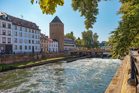 Ecluse B de la Petite France of Strasbourg in France