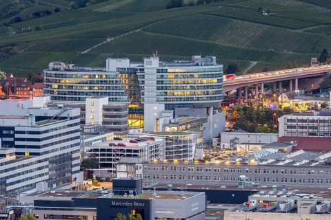 Mercedes-Benz Group plant Untertuerkheim with Van Technology Center VTC