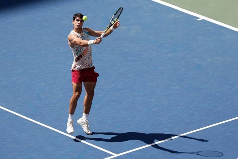 Tennisspieler Carlos Alcatraz