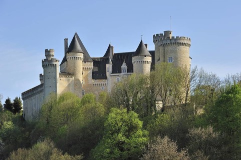 The medieval castle chateau de Chabenet