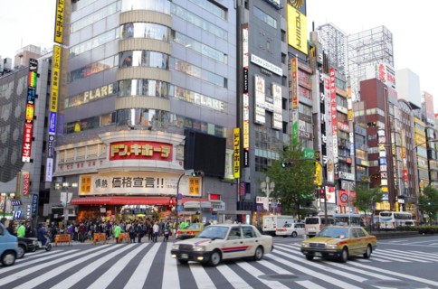 Shinjuku Kabukicho an entertainment district Tokyo Japan