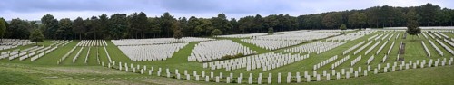 First World War One graves at the Etaples Military Cemetery