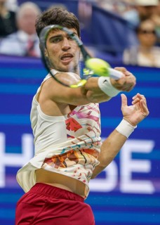 Tennisspieler Carlos Alcatraz