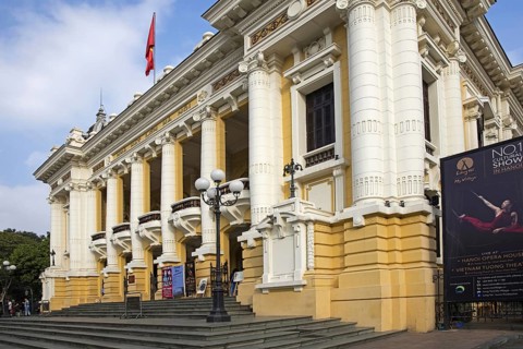 Entrance of the Hanoi Opera House
