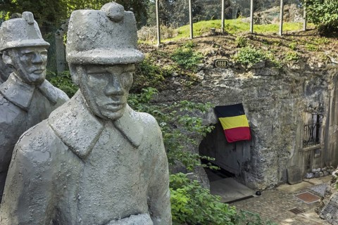 Entrance gate of the Fort de Loncin