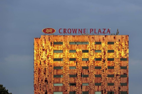 Hotel Crowne Plaza at the Euralille quarter in Lille