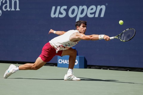 Tennisspieler Carlos Alcatraz