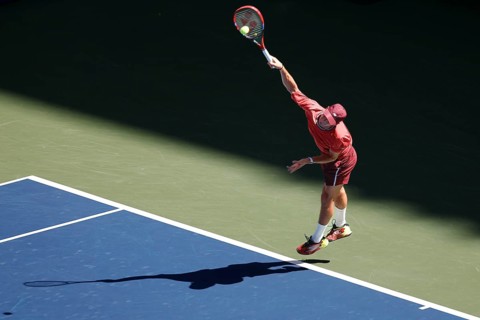 Tennisspieler Tommy Paul USA in Aktion bei den US Open 2023