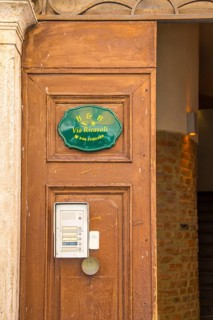 Door to a Bed & Breakfast
