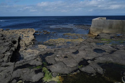 The Atlantic coast at Easkey on a lovely day along the Wild Atlantic way. Easkey
