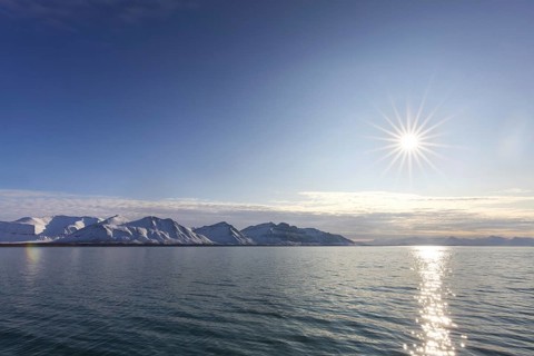Sunset at Billefjorden