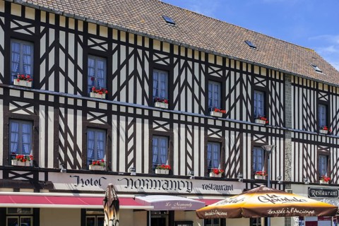 Hotel Restaurant Le Normandy at seaside resort Wissant along the Cote d'Opale