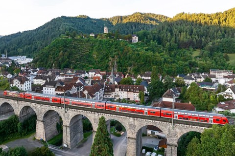 City view Hornberg in the Black Forest
