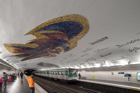 Artistically designed mosaic