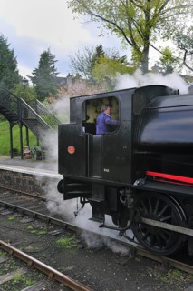 Engine driver in steam engine