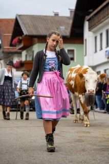 Girl in traditional traditional costume