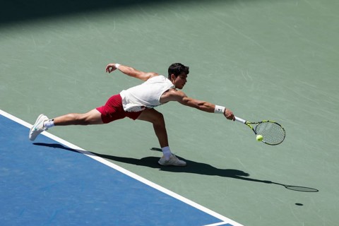 Tennisspieler Carlos Alcatraz