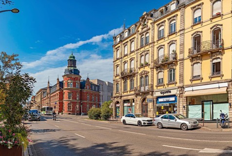 Rue Kleber of Colmar in Alsace