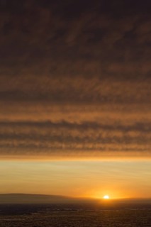 Sunset over the Erik Eriksenstretet