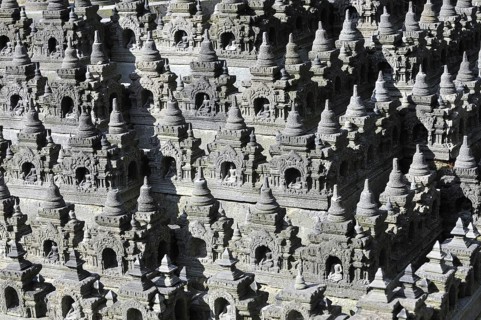 Detail of a temple in the Ganesha kingdom