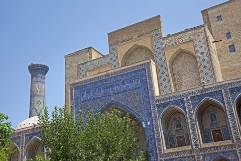 Ulugh Beg Madrasah at the Registan in Samarkand