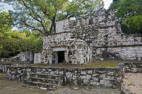 Ancient Maya ruins at Muyil