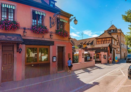 Place des 6 Montagnes Noires of Colmar in Alsace