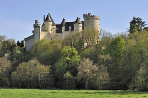 The medieval castle chateau de Chabenet