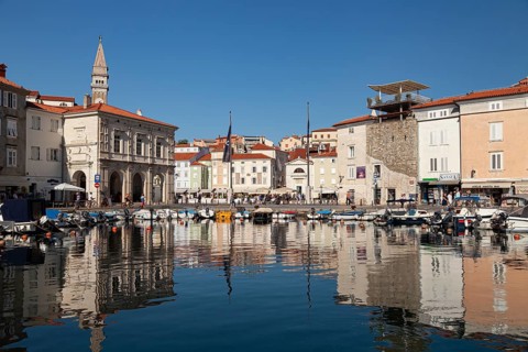 Harbour with the Church of St. George